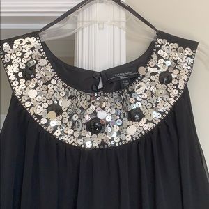 PLUS SIZE - Dazzling Size 24W Little Black Dress